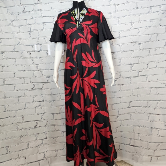 Alexander McQueen Dresses & Skirts - McQ Alexander McQueen Red And Black Maxi Dress